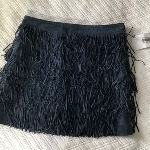 NWT Michael Kors Tiered Fringe Skirt